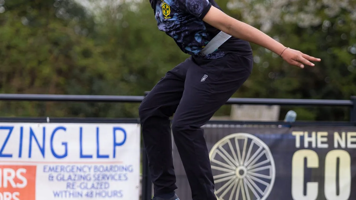Athlete performing countermovement jump test at EPP Squad Analyser session Birmingham